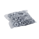 100-pakning flensmutter (riflet) - M8