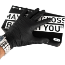 Tershine Nitrilhansker 100-pakning - størrelse L (8-9)