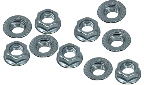 Flensmutter M12 (10-pakning)