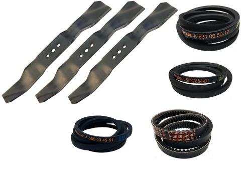 Kniv & drivreimspakke til Jonsered FR 2116 MA 4x4 (103 cm)