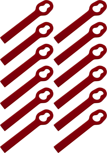 12-.pakning plastkniver Flymo 5148257-02 m.fl