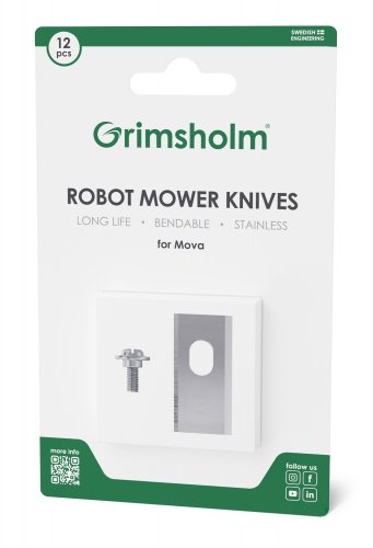 12 stk kniver til Mova