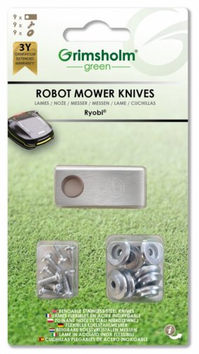 9 stk kniver til Ryobi Roboyagi