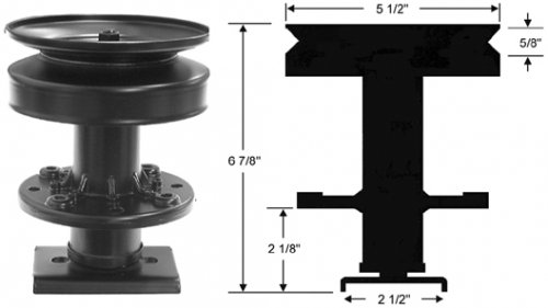 Knivspindel Husqvarna 532 10 14-77