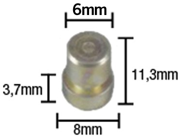 Brytepinne 6 mm 2-pack