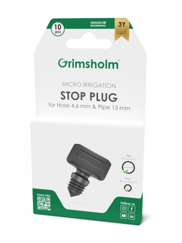 Stoppeplugg 4,6 mm (3/16") - 10 stk.