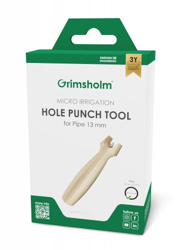 Hulltagningsverktøy for 13 mm (1/2") dryppslange