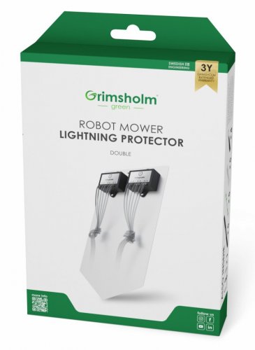 Lynbeskyttelse (dobbel) til robotgressklipper