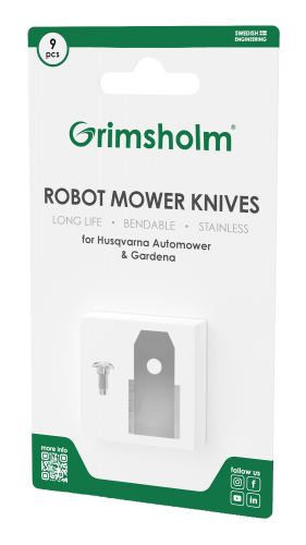 9 stk kniver til Husqvarna Automower, Gardena