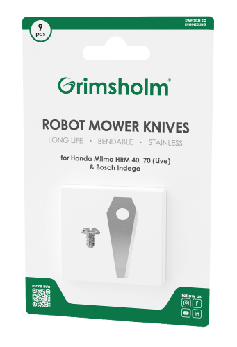 9 stk kniver til Bosch Indego