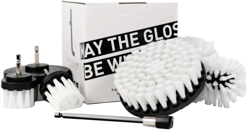 Tershine Drill Brushes 6 stk. - medium